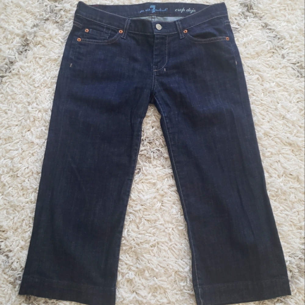 7 For All Mankind Jeans Dojo wide leg crop